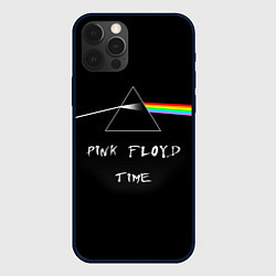 Чехол для iPhone 12 Pro PINK FLOYD TIME ПИНК ФЛОЙД ЛОГОТИП, цвет: 3D-черный