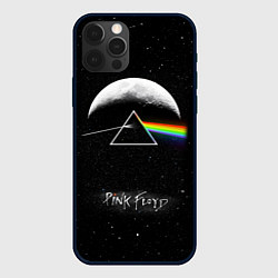 Чехол для iPhone 12 Pro PINK FLOYD LOGO ПИНК ФЛОЙД ЗВЕЗДЫ, цвет: 3D-черный