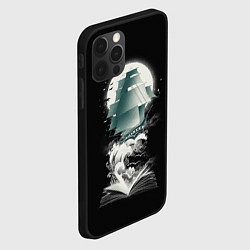 Чехол для iPhone 12 Pro Книга Путешествий, цвет: 3D-черный — фото 2