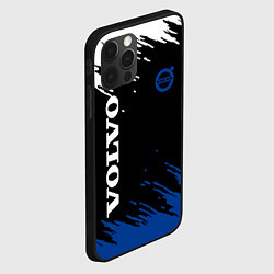 Чехол для iPhone 12 Pro Volvo - Texture, цвет: 3D-черный — фото 2