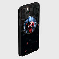 Чехол для iPhone 12 Pro Black logo Prey, цвет: 3D-черный — фото 2