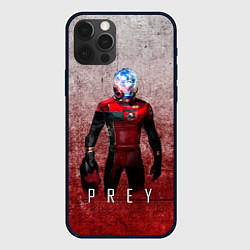 Чехол для iPhone 12 Pro Prey Grey and blood, цвет: 3D-черный