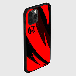 Чехол для iPhone 12 Pro HONDA RED ХОНДА КРАСНЫЙ, цвет: 3D-черный — фото 2