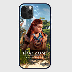 Чехол для iPhone 12 Pro Элой Horizon Forbidden West, цвет: 3D-черный