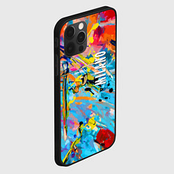 Чехол для iPhone 12 Pro Vanguard fashion pattern Milano, цвет: 3D-черный — фото 2