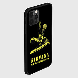 Чехол для iPhone 12 Pro Nirvana Нирвана, цвет: 3D-черный — фото 2