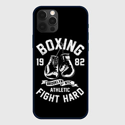 Чехол для iPhone 12 Pro БОКС, БОКСЕРСКИЕ ПЕРЧАТКИ BOXING, цвет: 3D-черный