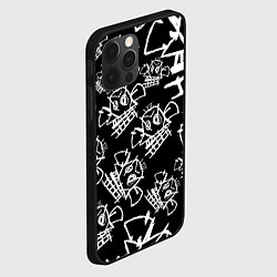 Чехол для iPhone 12 Pro JINX PATTERN ДЖИНКС, цвет: 3D-черный — фото 2