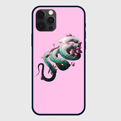 Чехол для iPhone 12 Pro Мерцающий символ Мудрости, цвет: 3D-черный