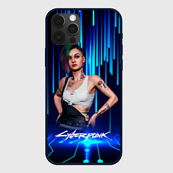 Чехол для iPhone 12 Pro Джуди Альварес Judy Cyberpunk 2077, цвет: 3D-черный