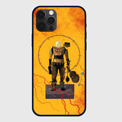 Чехол для iPhone 12 Pro Командо с гитарой, цвет: 3D-черный