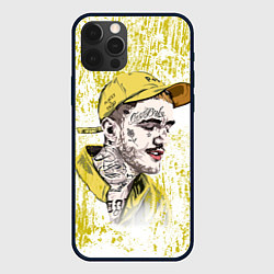 Чехол для iPhone 12 Pro Lil Peep CryBaby Yellow Лил Пип, цвет: 3D-черный