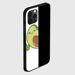 Чехол для iPhone 12 Pro Злой авокадик, цвет: 3D-черный — фото 2