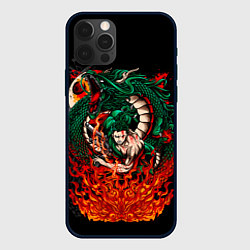 Чехол для iPhone 12 Pro Зоро Ророноа Самурай One piece Ван пис, цвет: 3D-черный