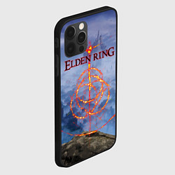 Чехол для iPhone 12 Pro Elden Ring, Logo, цвет: 3D-черный — фото 2