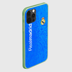 Чехол для iPhone 12 Pro Реал мадрид real madrid abstraction, цвет: 3D-салатовый — фото 2