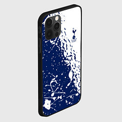 Чехол для iPhone 12 Pro Тоттенхэм Хотспур брызги, цвет: 3D-черный — фото 2