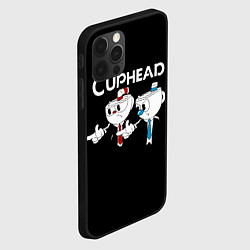 Чехол для iPhone 12 Pro Cuphead грозные ребята из Криминального чтива, цвет: 3D-черный — фото 2