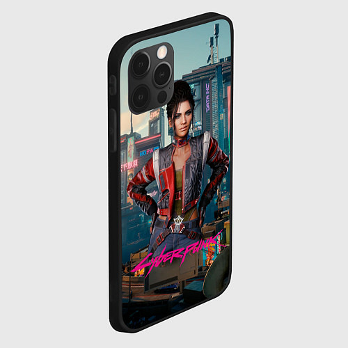 Чехол iPhone 12 Pro Panam Night City / 3D-Черный – фото 2