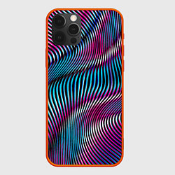 Чехол для iPhone 12 Pro Vanguard Pattern Fashion, цвет: 3D-красный