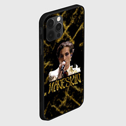 Чехол для iPhone 12 Pro Maneskin Coraline Sanremo gold edition, цвет: 3D-черный — фото 2