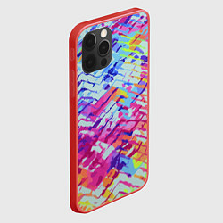 Чехол для iPhone 12 Pro Color vanguard pattern, цвет: 3D-красный — фото 2