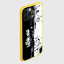 Чехол для iPhone 12 Pro Blink 182 БРЫЗГИ, цвет: 3D-желтый — фото 2