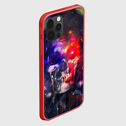 Чехол для iPhone 12 Pro Vanguard neon skull Fashion pattern, цвет: 3D-красный — фото 2