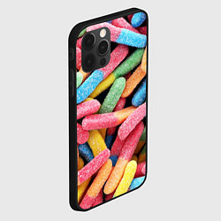 Чехол для iPhone 12 Pro Мармеладные червячки, цвет: 3D-черный — фото 2