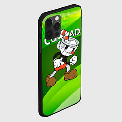 Чехол для iPhone 12 Pro Хитрая чашечка cuphead, цвет: 3D-черный — фото 2