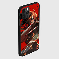 Чехол для iPhone 12 Pro Красавчик Хяккимару, цвет: 3D-черный — фото 2