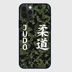 Чехол для iPhone 12 Pro JUDO МИЛИТАРИ, цвет: 3D-черный