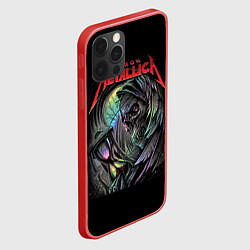 Чехол для iPhone 12 Pro NIXON METALLICA, цвет: 3D-красный — фото 2