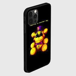 Чехол для iPhone 12 Pro Five Nights at Freddys - мишка, цвет: 3D-черный — фото 2