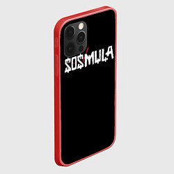 Чехол для iPhone 12 Pro SosMula City Morgue - SosMula Type B, цвет: 3D-красный — фото 2