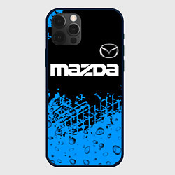 Чехол для iPhone 12 Pro МАЗДА Шины, цвет: 3D-черный