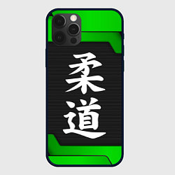 Чехол для iPhone 12 Pro JUDO GREEN, цвет: 3D-черный