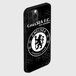 Чехол для iPhone 12 Pro CHELSEA Pro Football Соты, цвет: 3D-черный — фото 2