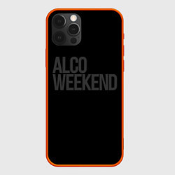 Чехол для iPhone 12 Pro Alco weekend, цвет: 3D-красный