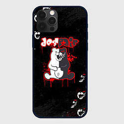 Чехол для iPhone 12 Pro Monokuma Паттерн, цвет: 3D-черный