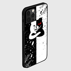 Чехол для iPhone 12 Pro Monokuma брызги, цвет: 3D-черный — фото 2