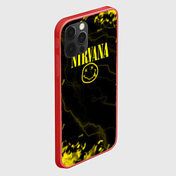 Чехол для iPhone 12 Pro Nirvana молнии, цвет: 3D-красный — фото 2