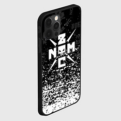 Чехол для iPhone 12 Pro Noize mc брызги, цвет: 3D-черный — фото 2