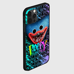 Чехол для iPhone 12 Pro POPPY PLAYTIME HAGGY WAGGY - ПОППИ ПЛЕЙТАЙМ ХАГГИ, цвет: 3D-черный — фото 2