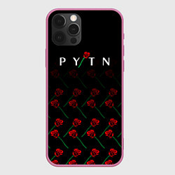 Чехол для iPhone 12 Pro Payton Moormeie pattern rose, цвет: 3D-малиновый