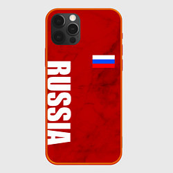 Чехол для iPhone 12 Pro RUSSIA - RED EDITION - SPORTWEAR, цвет: 3D-красный