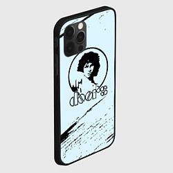 Чехол для iPhone 12 Pro The doors музыкант, цвет: 3D-черный — фото 2