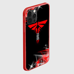 Чехол для iPhone 12 Pro The last of us 2 - ЦИКАДЫ - Texture, цвет: 3D-красный — фото 2