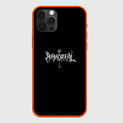 Чехол для iPhone 12 Pro Immortal, крест и пентаграмма, цвет: 3D-красный