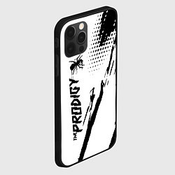 Чехол для iPhone 12 Pro The prodigy - логотип, цвет: 3D-черный — фото 2